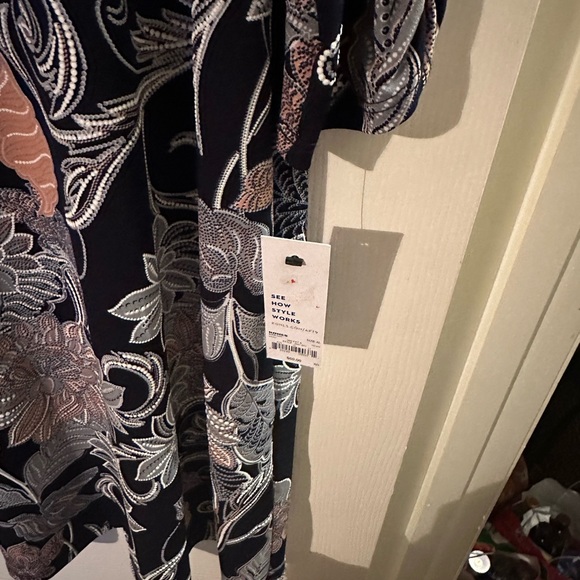 Apt. 9 Black and Gray Dolman Sleeve Dress - Picture 4 of 5